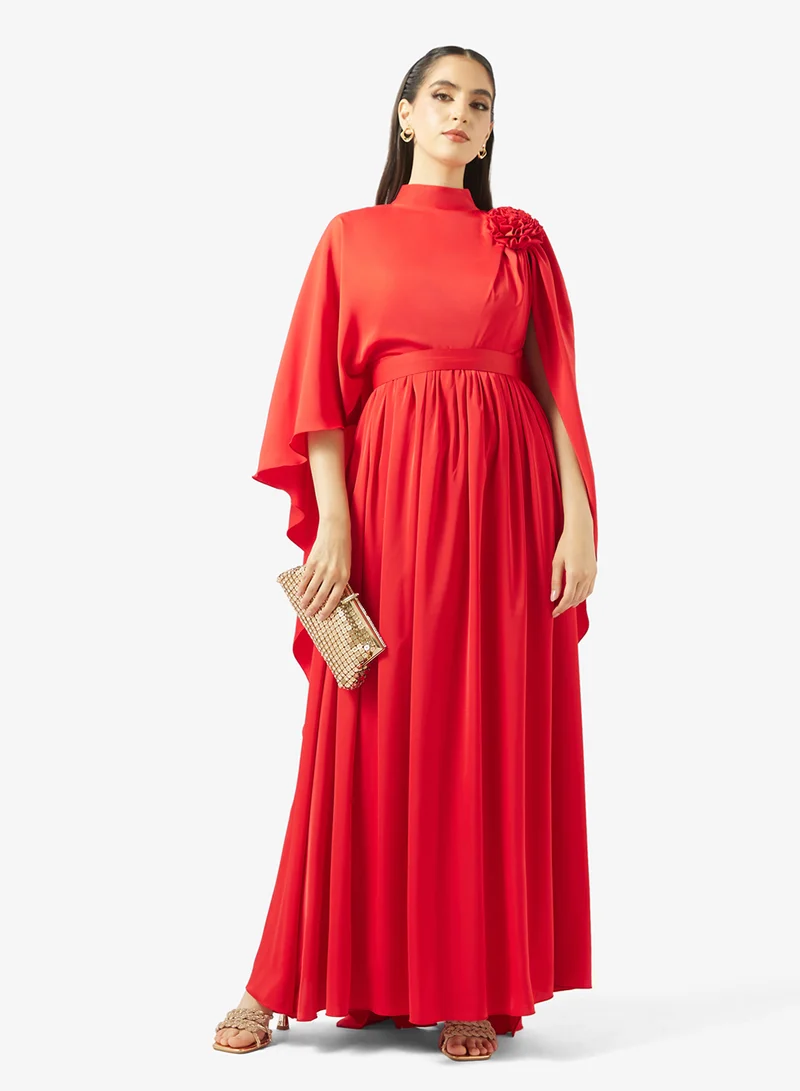 Golden Apple  Embellished Silk Maxi Dress for Women | Best Price UAE